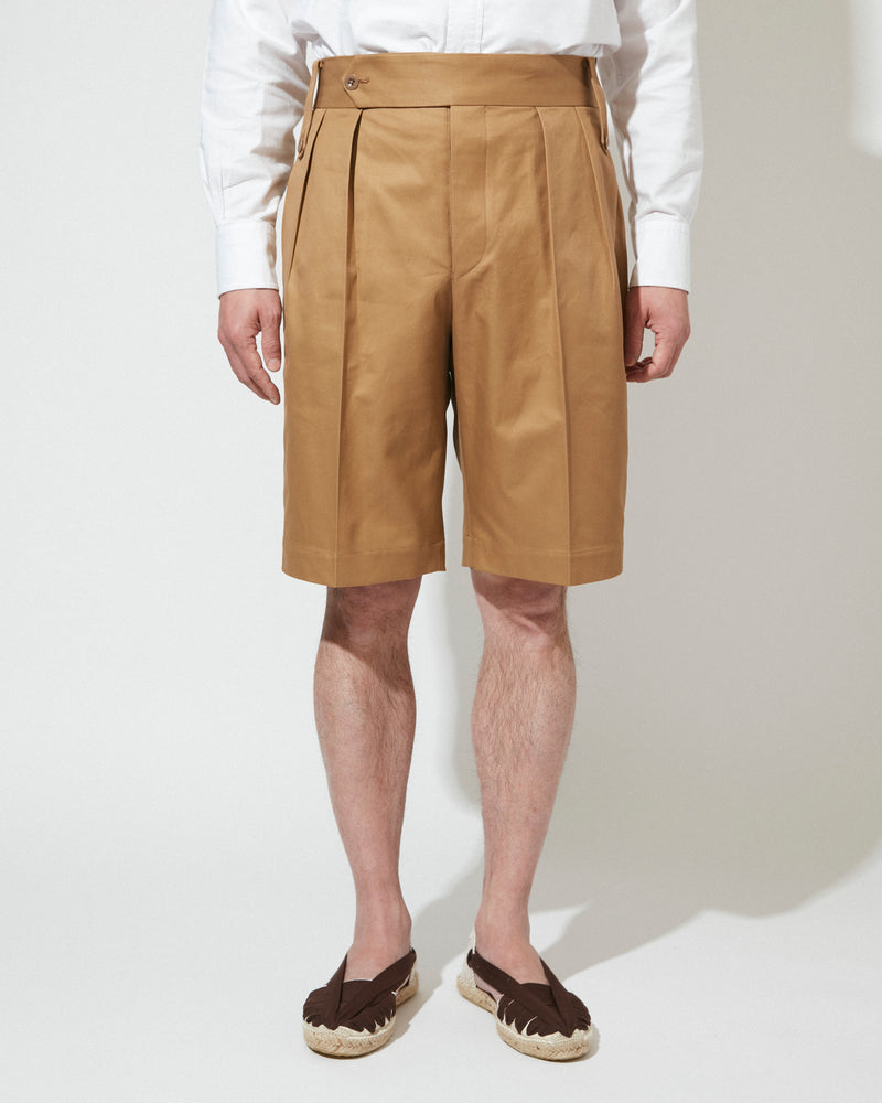 HENRY SHORTS / ヘンリーショーツ<br>TAN03°<br>40/2コットンギャバ
